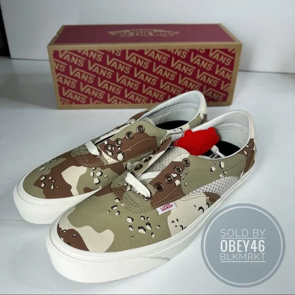 VANS Acer Mesh NI SP Skate Shoes Desert Camo - Picture 1 of 6